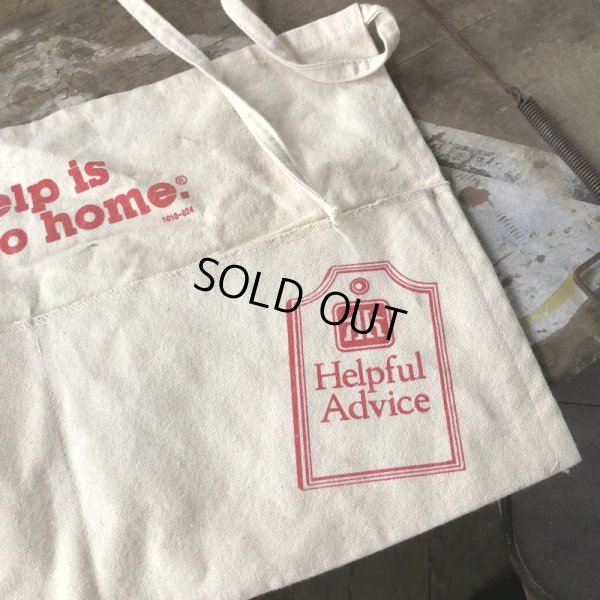 画像6: Vintage Advertising Work Apron Help is close to home (B474)