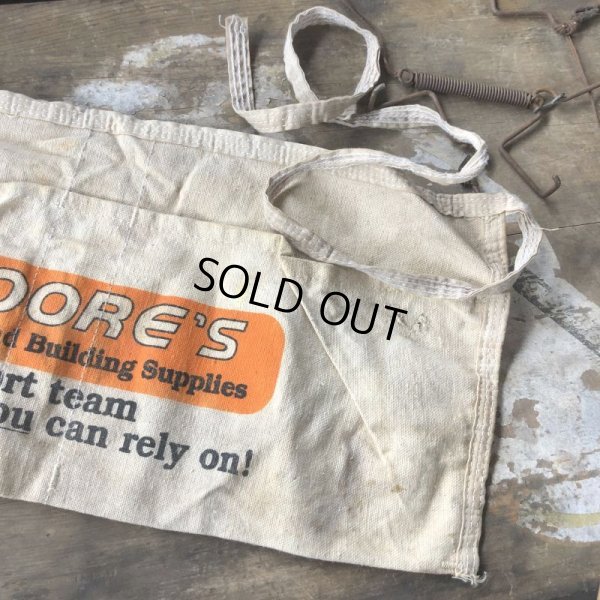 画像6: Vintage Advertising Work Apron MOORE'S (B459)