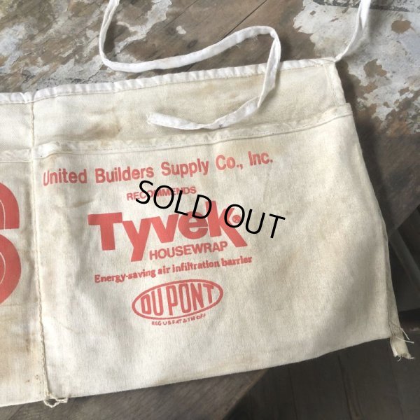 画像7: Vintage Advertising Work Apron UBS Tyvek DU PONT (B477)