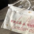 画像4: Vintage Advertising Work Apron FRED A.SMITH Lumber (B468)