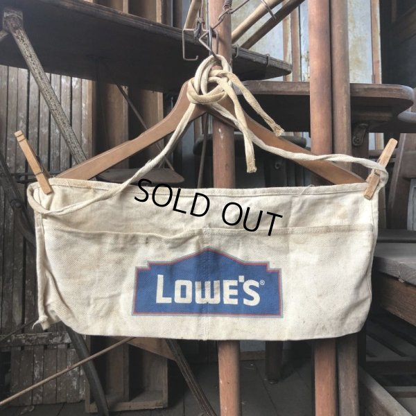 画像1: Vintage Advertising Work Apron LOWE'S (B456)