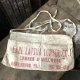 画像3: Vintage Advertising Work Apron EARL LATSHA Lumber (B472)
