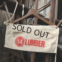Vintage Advertising Work Apron 84 LUMBER (B462)