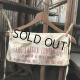 Vintage Advertising Work Apron EARL LATSHA Lumber (B472)
