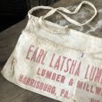 画像4: Vintage Advertising Work Apron EARL LATSHA Lumber (B472)