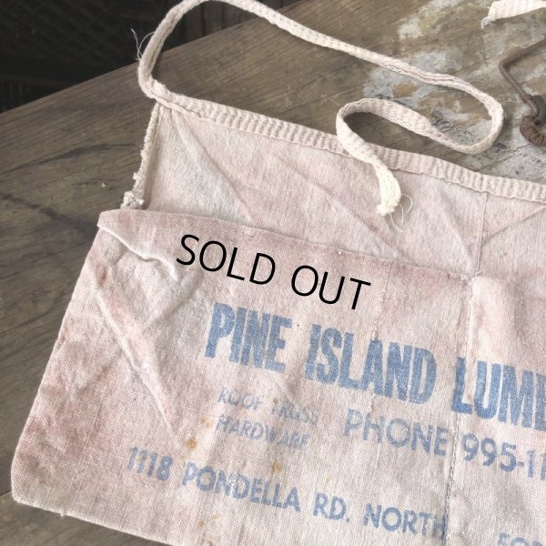 画像4: Vintage Advertising Work Apron PINE ISLAND LUMBER (B460)