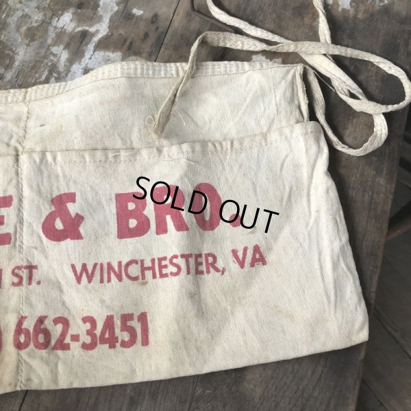画像6: Vintage Advertising Work Apron GLAIZE & BRO. (B469)