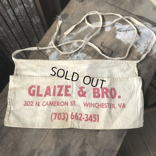 画像3: Vintage Advertising Work Apron GLAIZE & BRO. (B469)