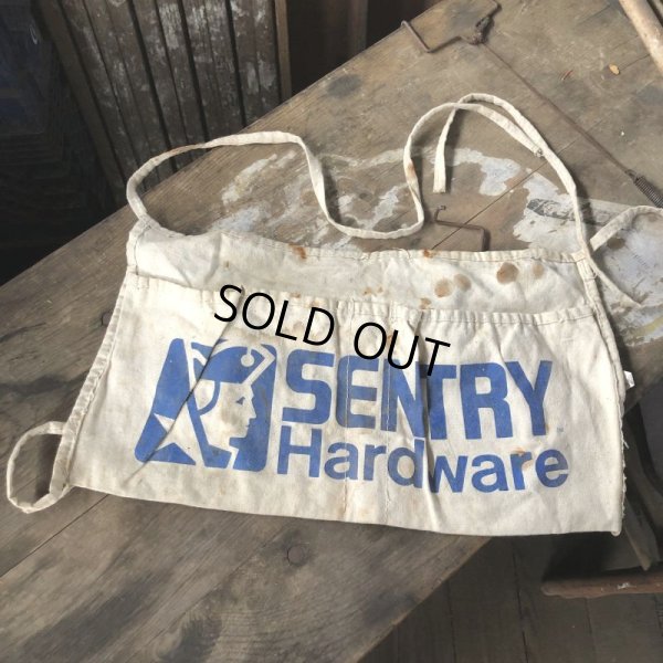 画像3: Vintage Advertising Work Apron SENTRY Hardware (B467)
