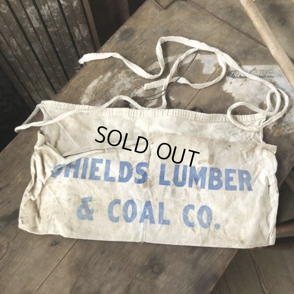 画像3: Vintage Advertising Work Apron SHIELDS LUMBER (B464)