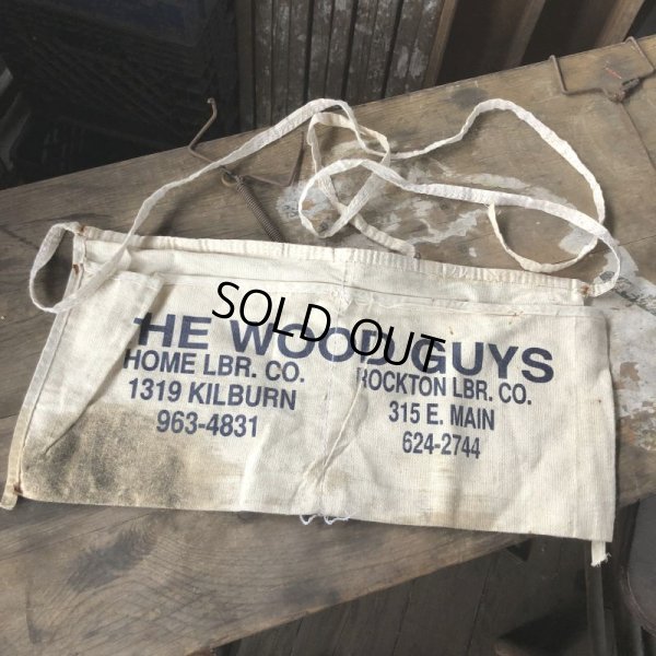 画像3: Vintage Advertising Work Apron THE WOOD GUYS (B470)