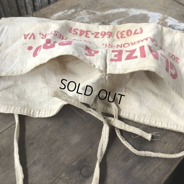 画像5: Vintage Advertising Work Apron GLAIZE & BRO. (B469)