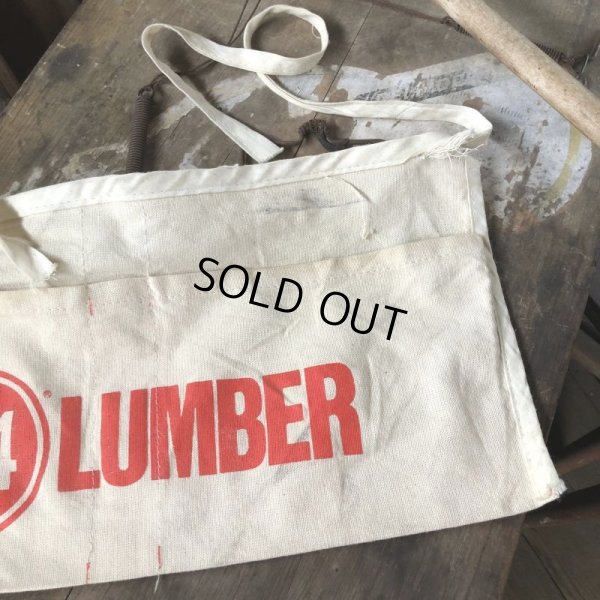画像6: Vintage Advertising Work Apron 84 LUMBER (B462)