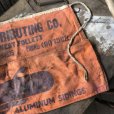 画像9: Vintage Advertising Work Apron AA DISTRIBUTING aluminum sidings (B478)