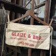 画像1: Vintage Advertising Work Apron GLAIZE & BRO. (B469) (1)