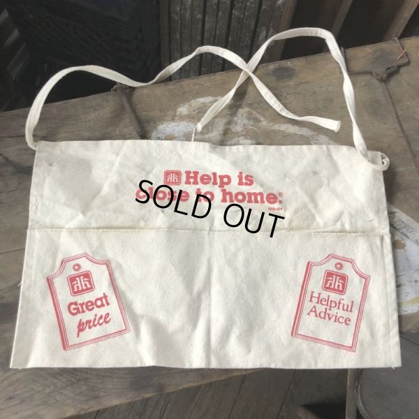 画像3: Vintage Advertising Work Apron Help is close to home (B474)