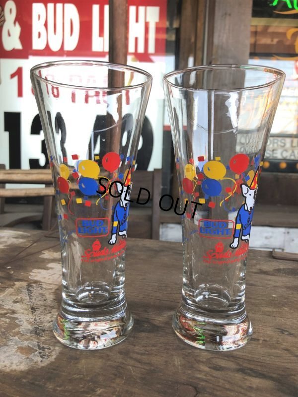 画像7: Vintage Budweiser Bud Light Spuds Mackenzie The Party Animal 1987 Beer Glass (B480)