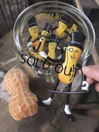 Vintage Planters Advertising Mr. Peanut Russ Bendable Figure (B481)