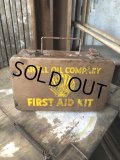 Vintage Shell Oil Company First Aid Kit Hard to Find! (B482)