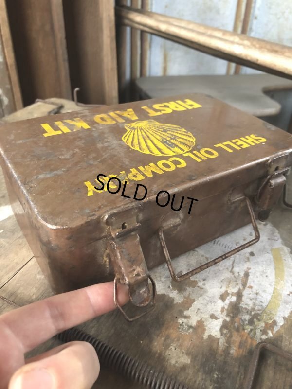 画像8: Vintage Shell Oil Company First Aid Kit Hard to Find! (B482)