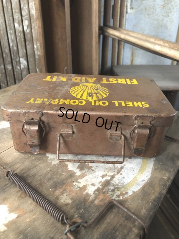 画像6: Vintage Shell Oil Company First Aid Kit Hard to Find! (B482)
