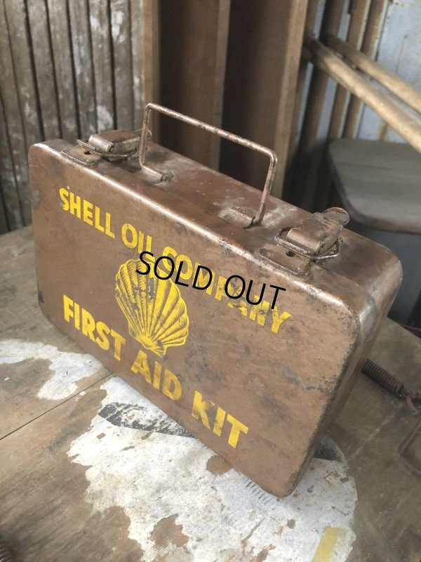 画像3: Vintage Shell Oil Company First Aid Kit Hard to Find! (B482)
