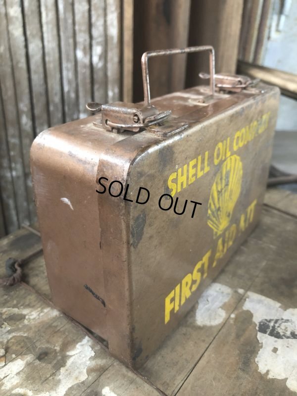 画像4: Vintage Shell Oil Company First Aid Kit Hard to Find! (B482)