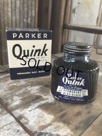 Vintage Parker Quink Ink Bottle 2 OZ. (B490)