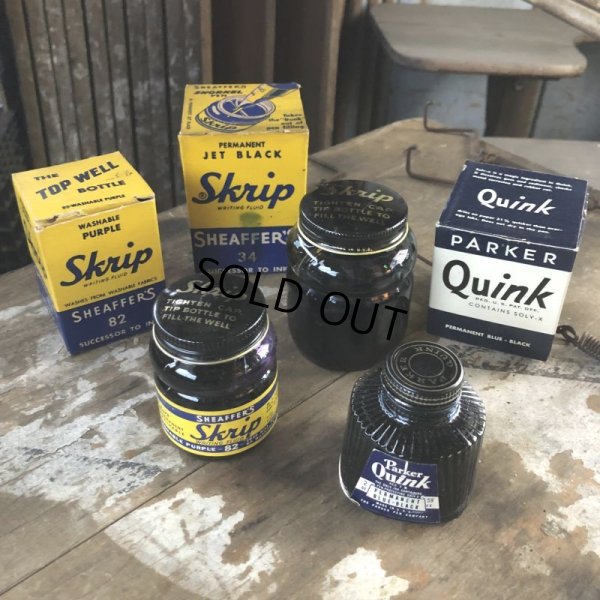 画像11: Vintage Parker Quink Ink Bottle 2 OZ. (B490)