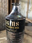 画像6: Antique HIGGINS American India Ink Bottle (B484)