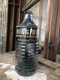 Antique HIGGINS American India Ink Bottle (B484)