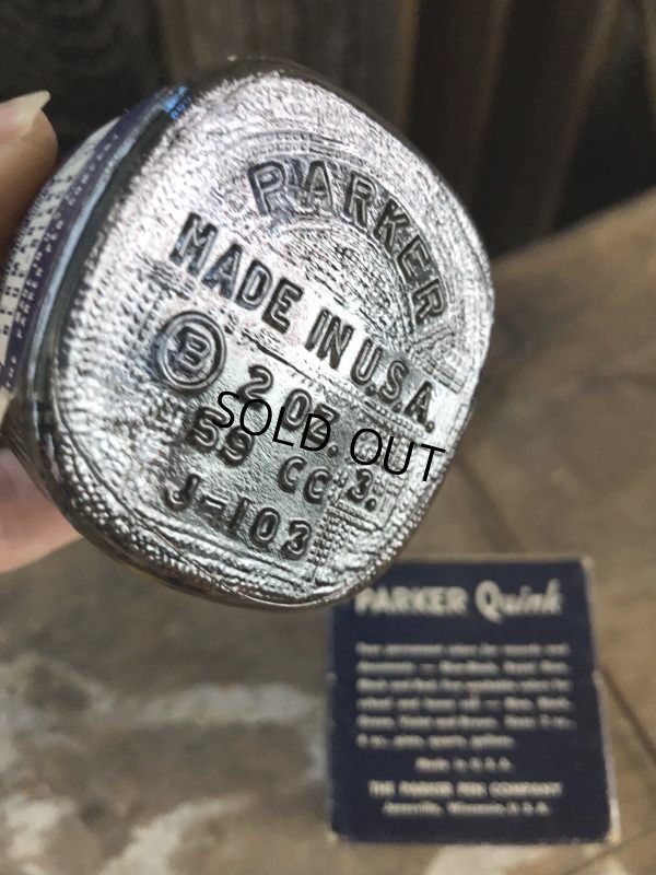 画像9: Vintage Parker Quink Ink Bottle 2 OZ. (B490)