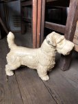 画像6: Vintage Sealyham Terrier Heavy Cast Iron Door Stop Statue (B491)