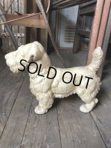 Vintage Sealyham Terrier Heavy Cast Iron Door Stop Statue (B492)