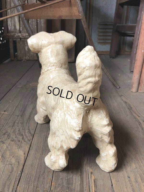 画像3: Vintage Sealyham Terrier Heavy Cast Iron Door Stop Statue (B491)