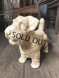 Vintage Sealyham Terrier Heavy Cast Iron Door Stop Statue (B491)