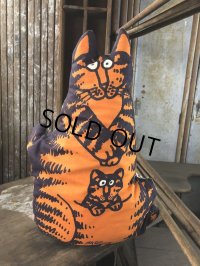 Vintage Kliban Cats Pillow Doll (B494)