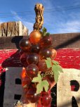 画像14: Vintage Mid-Century Lucite Acrylic Amber Grapes on Driftwood Base (B498)