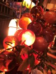 画像16: Vintage Mid-Century Lucite Acrylic Amber Grapes on Driftwood Base (B498)