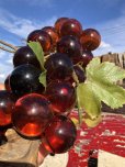 画像8: Vintage Mid-Century Lucite Acrylic Amber Grapes on Driftwood Base (B499)