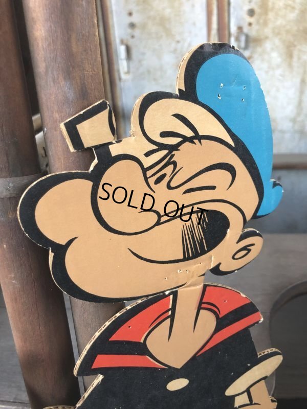 画像7: Vintage POPEYE Cardboard Display King Feature Syndicate (B521)