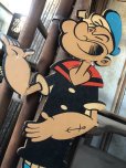 画像4: Vintage POPEYE Cardboard Display King Feature Syndicate (B521)