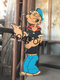 Vintage POPEYE Cardboard Display King Feature Syndicate (B521)