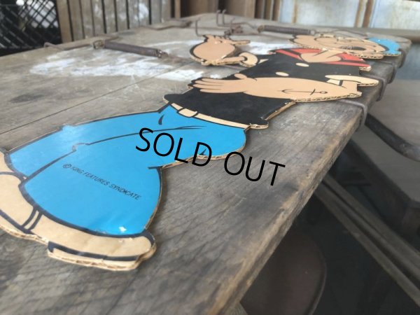 画像9: Vintage POPEYE Cardboard Display King Feature Syndicate (B521)