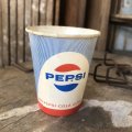 Vintage Wax Paper Cup Pepsi (B525)
