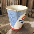 画像4: Vintage Wax Paper Cup Pepsi (B525)