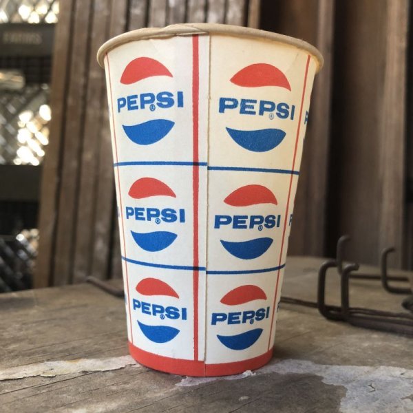 画像2: Vintage Wax Paper Cup Pepsi (B522)