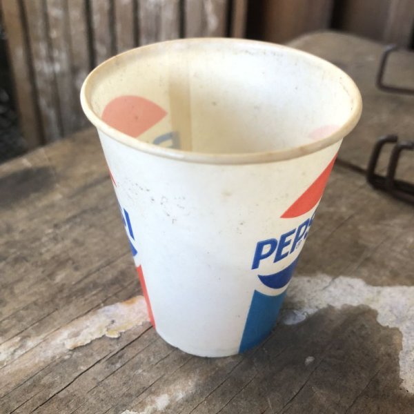 画像2: Vintage Wax Paper Cup Pepsi (B524)