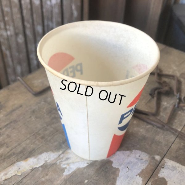 画像2: Vintage Wax Paper Cup Pepsi (S415)