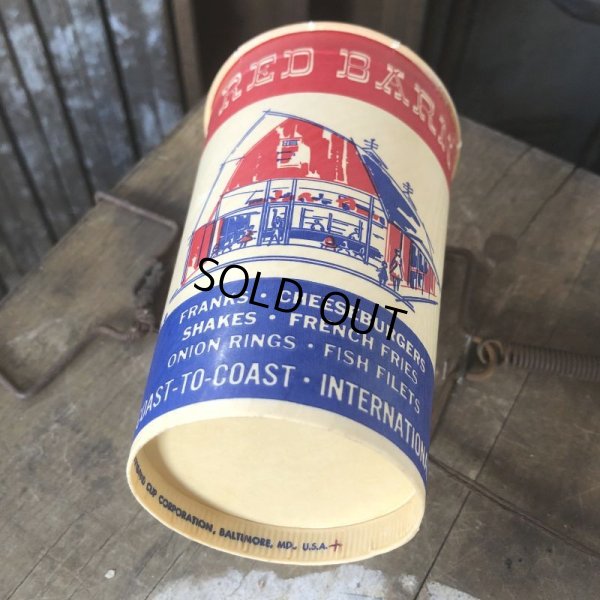 画像5: Vintage Wax Paper Cup RED BARN Burgers (B530)